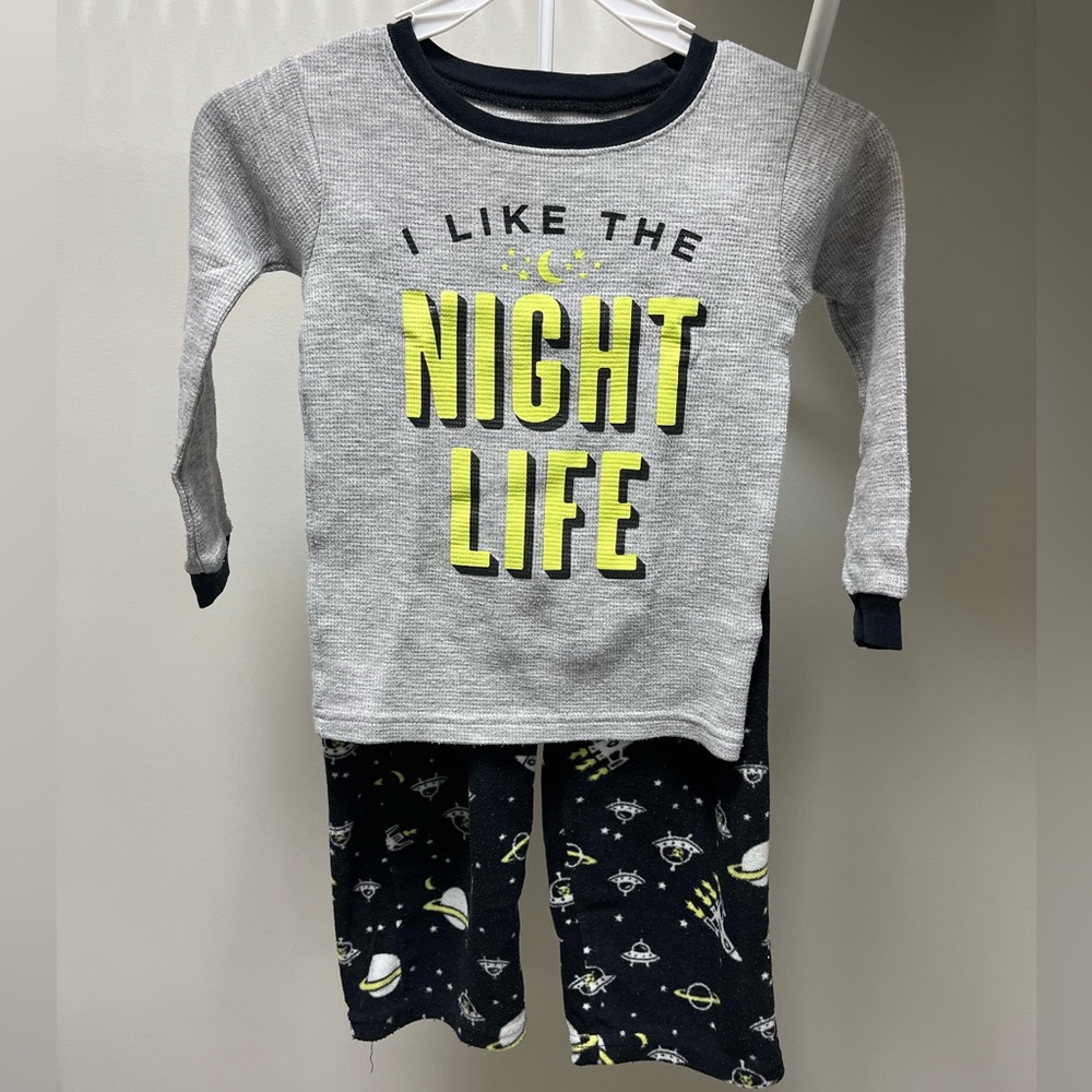 Carter’s Two-Piece Fleece Pajamas, 3T Glow in the Dark